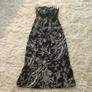 ROXY STRAPLESS MIDI DRESS 🎇LIKE NEW🎇